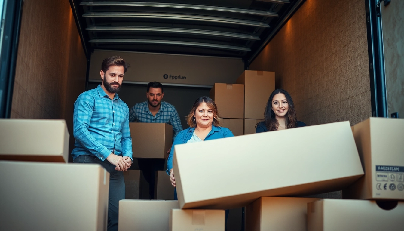 Efficient Umzug Erlangen with professionals loading furniture securely into a moving truck.