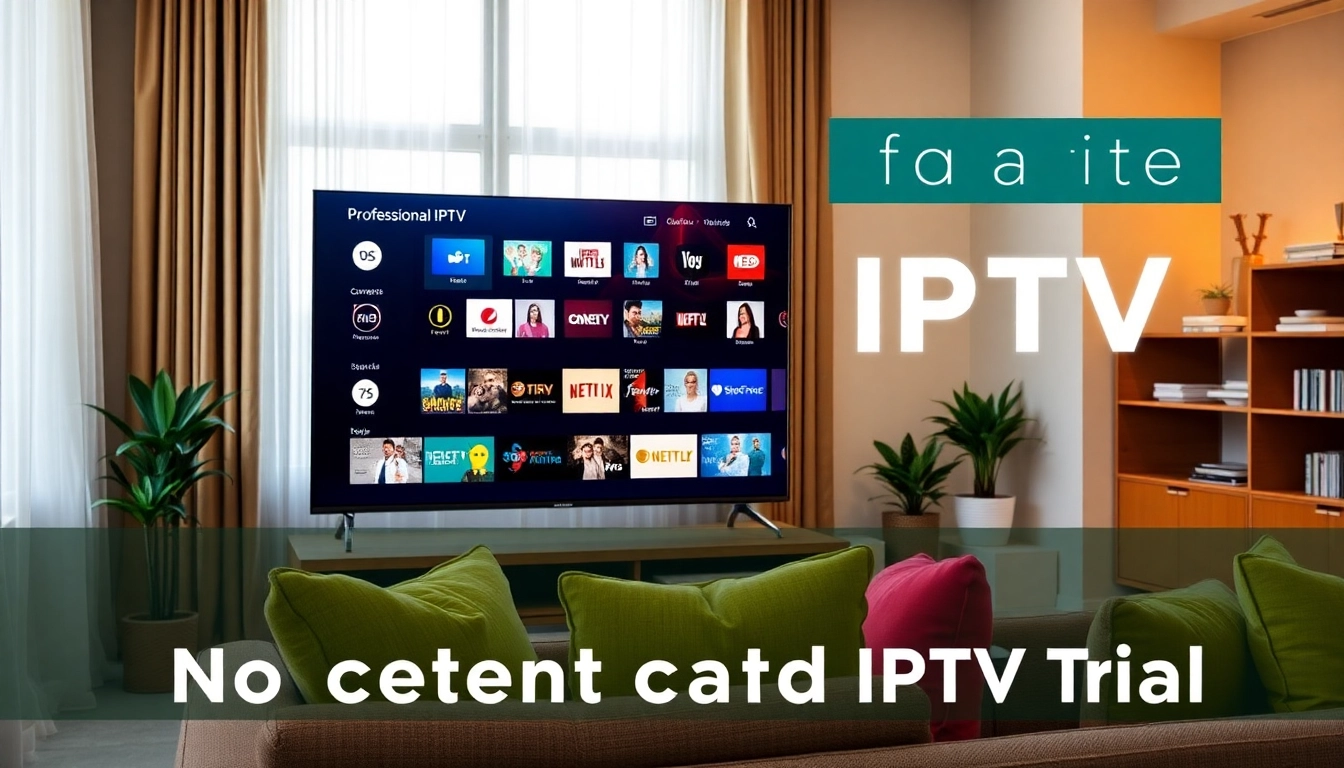 A Comprehensive Guide to No Credit Card IPTV Trial Services for Effortless Streaming