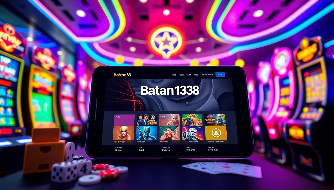 Mengakses situs resmi batman138 dengan antarmuka permainan yang canggih dan menarik.